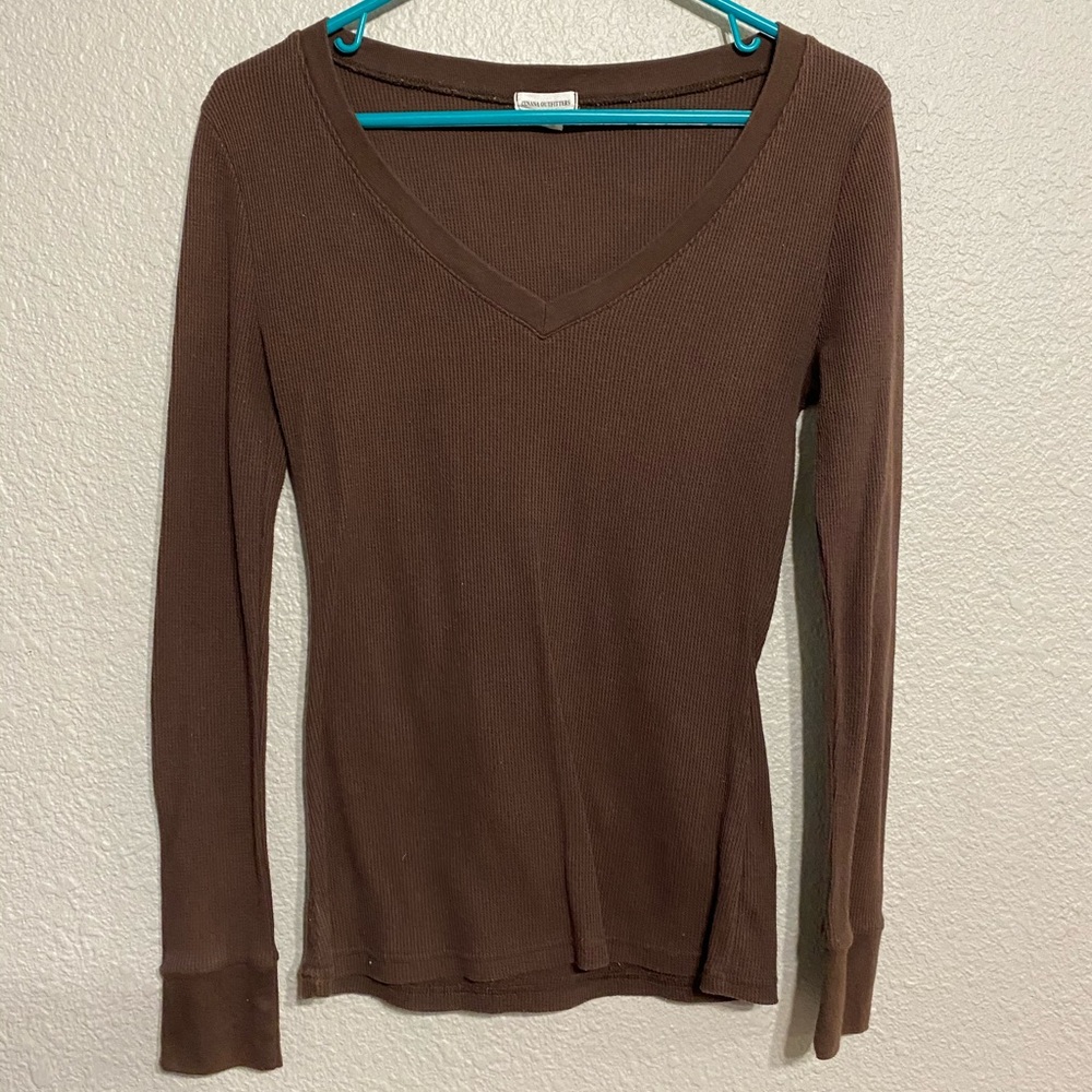 Long sleeve v neck